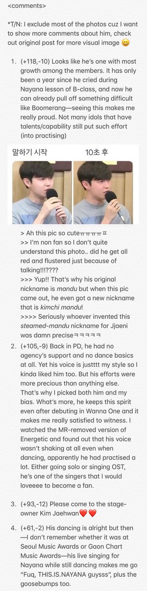 ntrd0527's tweet photo. Pann: 180714 Reasons why Kim Jaehwan is considered “hard-working”

Link: https://t.co/v050TPVXcP
Vote: (+861,-35) and currently #5 on realtime ranking

#jaehwan #kimjaehwan #wannaone #김재환 #워나원 #คิมแจฮวาน https://t.co/BCUJKTJHlF