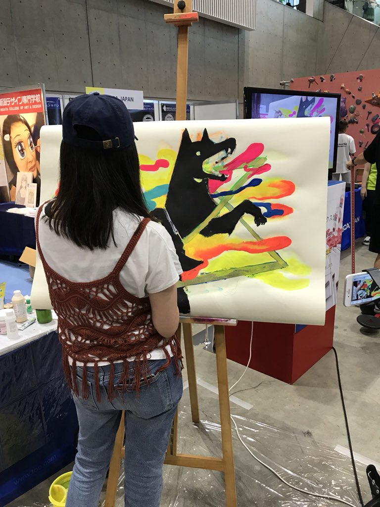 bonny_colart's tweet photo. #NSG夏フェス 

mothraさんによるデモンストレーション始まりました！

皆さま、是非足をお運びください(*´ω｀*)

#リキテックスガッシュアクリリックプラス https://t.co/LDFA7KWios