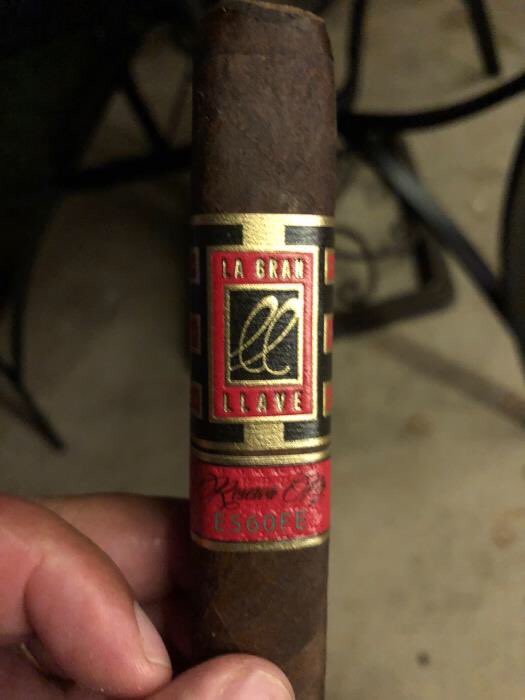 Enjoying a La Gran Llave Maduro cigar! #CigarScanner #LaGranLlaveMaduro #AJFernandez