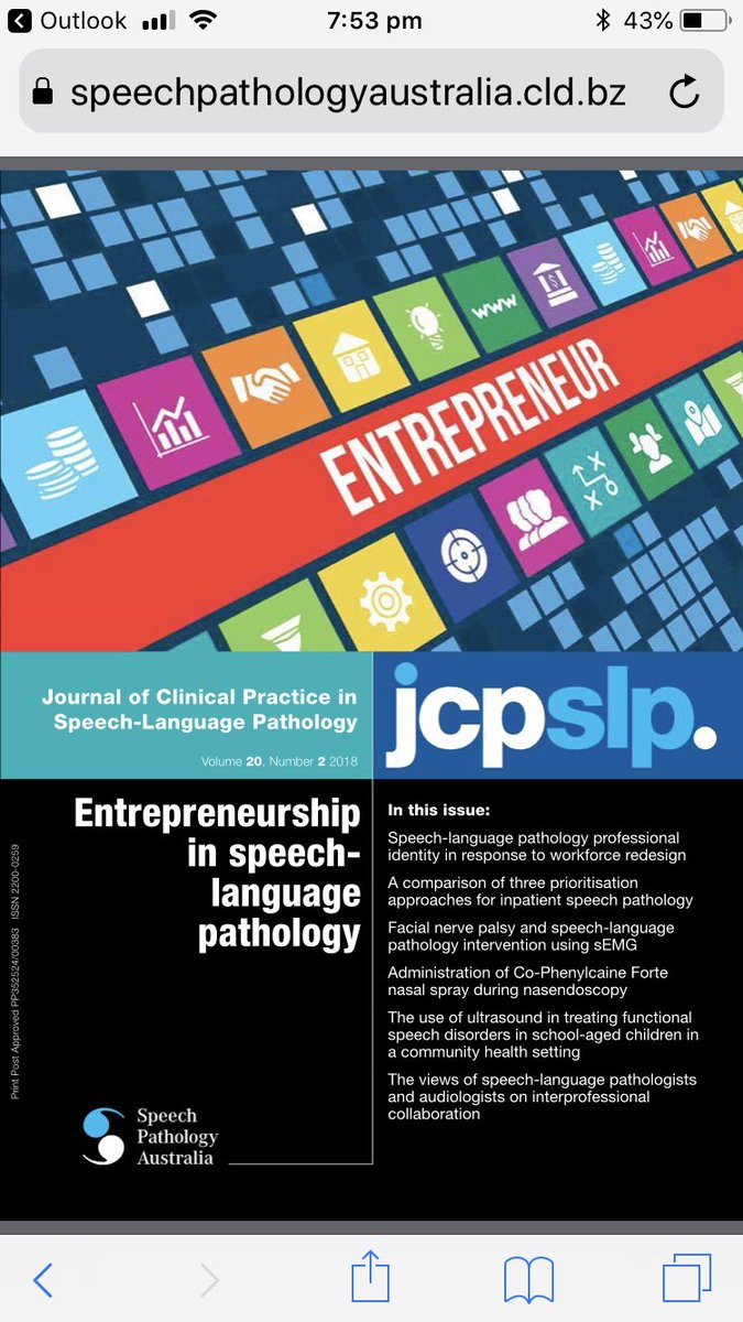 TheraBees's tweet photo. This #JCPSLP from @SpeechPathAus is set to be one of my favourites. Thanks Cori and Leigha for the opportunity to contribute to ‘What’s the evidence?’ #entrepreneurship https://t.co/FaHFl33MIB
