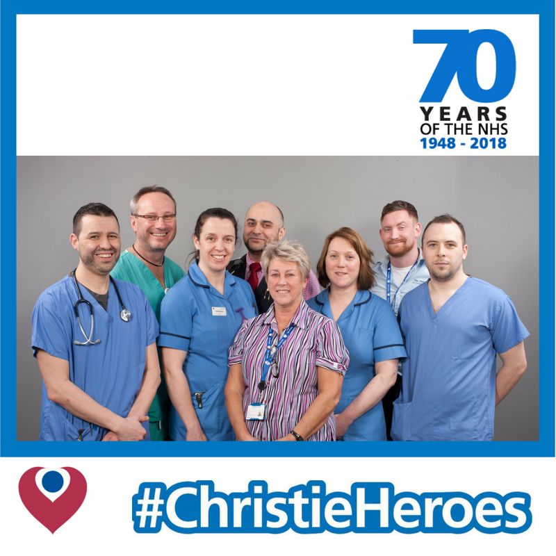 Sunday’s #ChristieHeroes are the cardiac arrest team. Honorary consultant Dr Tamer Alsayed said: “I would like to congratulate the team on its efforts. The team epitomise what we stand for at The Christie and as such deserve great credit and recognition.” #NHS70