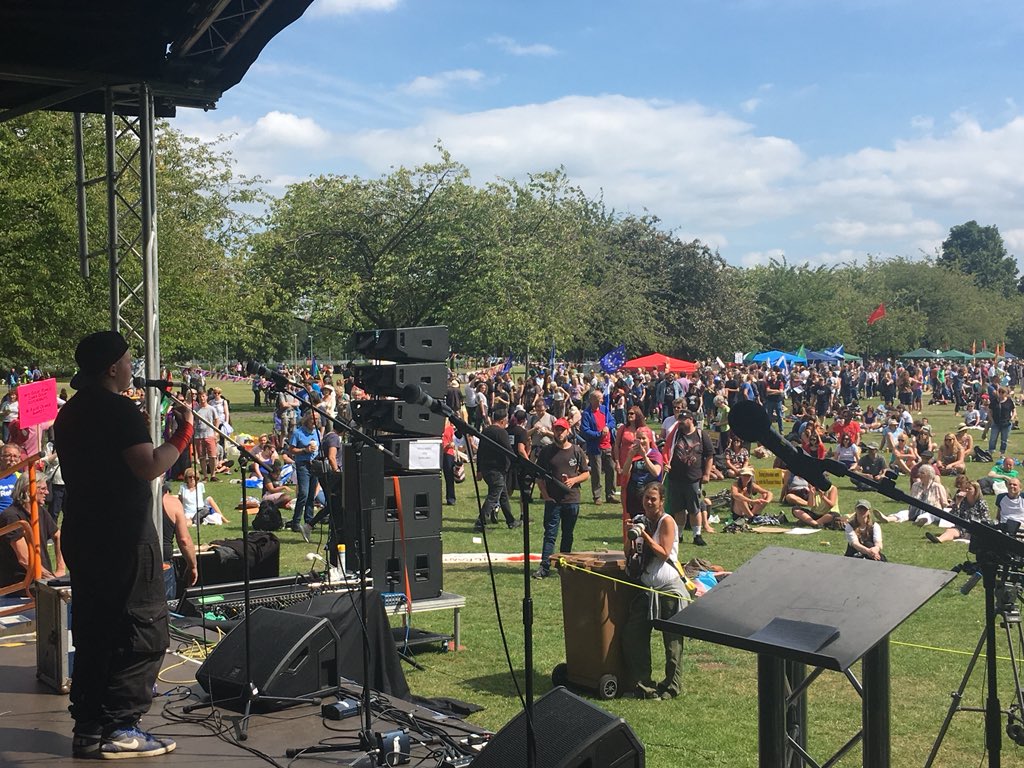 katewhitaker1's tweet image. Honoured to have spoken to this amazing crowd yesterday at the @ScotStopTrump rally about #climatechange and to introduce Ink, who blew everyone’s minds with a performance about youth resistance!  #TrumpUKVisit #TrumpOut #TrumpBaby