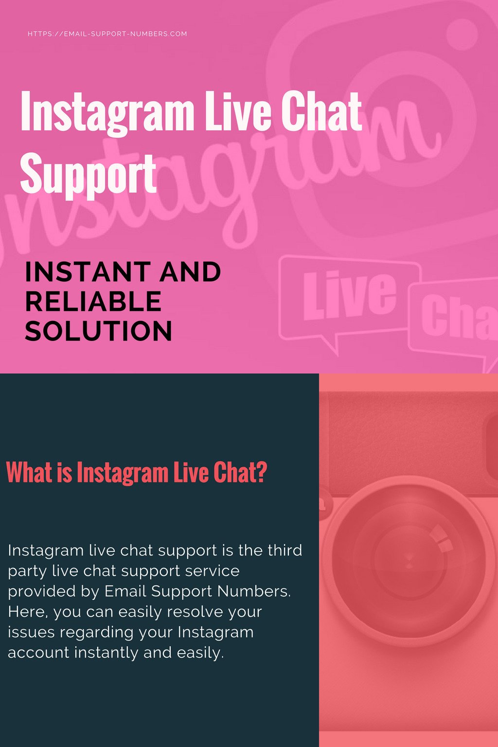 Instagram support live chat