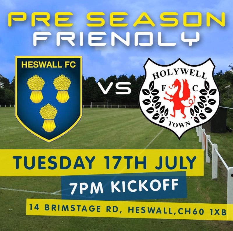 <a href="/HolywellTownFC/">Holywell Town Football Club</a> #heswallfc #preseason