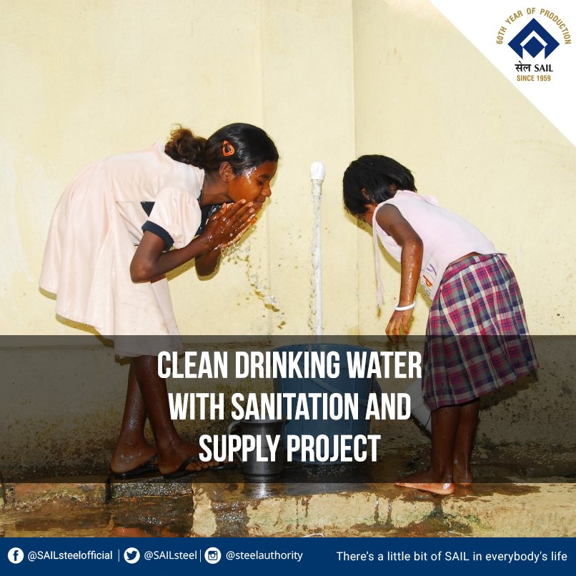 SAILsteel's tweet photo. The @sailrsp1's efforts reinforced the right to clean drinking water for 146 households in surrounding areas. #SAILCSR #SAILSteel #SAILTransformingIndia https://t.co/iseh3s6BVb