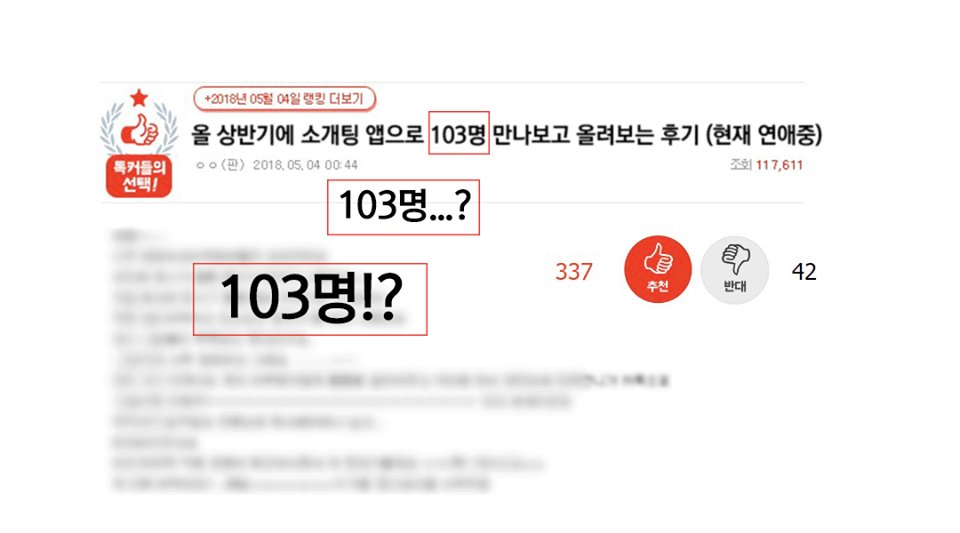 dangyeonsi's tweet photo. [판글펌] 앱에서 103명이나 만났다고...?!?!
실화냐? https://t.co/q7zbMPDflA