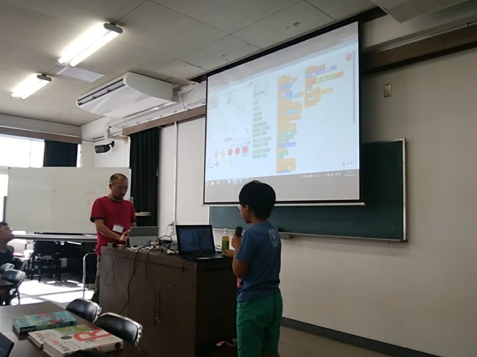 CoderDojoKonan_'s tweet image. #CoderDojo岡南 発表会が始まりました！