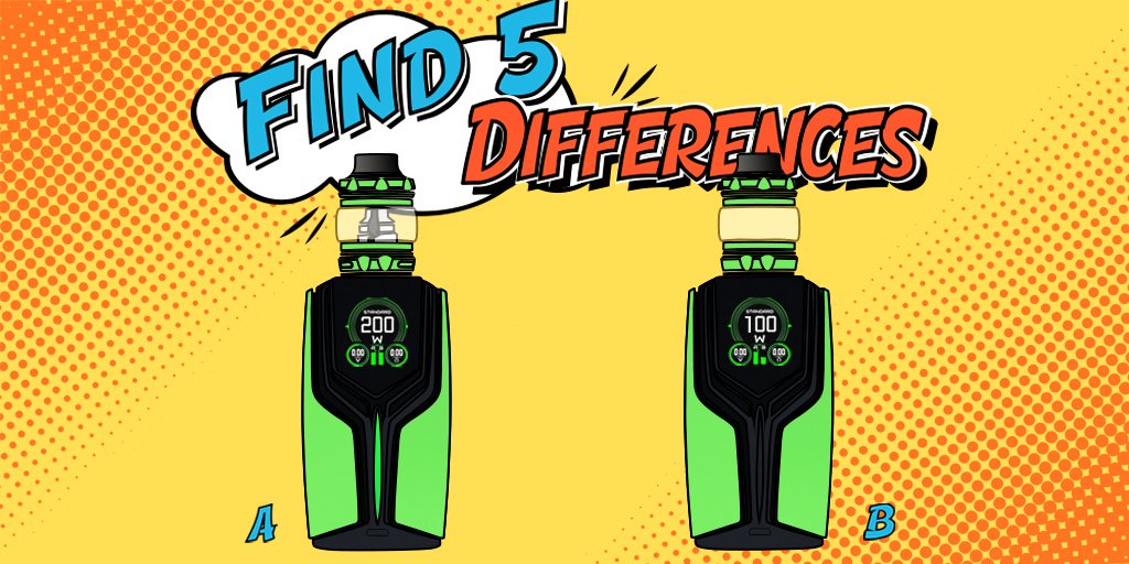 wotofoofficial's tweet image. Back to WOTOFO Gaming Day! 
How many differences you can find between these two Flux Kits? 😆

hubs.ly/H0c_KJP0

#vapefun #game #Fluxkit #vapeon #ecig