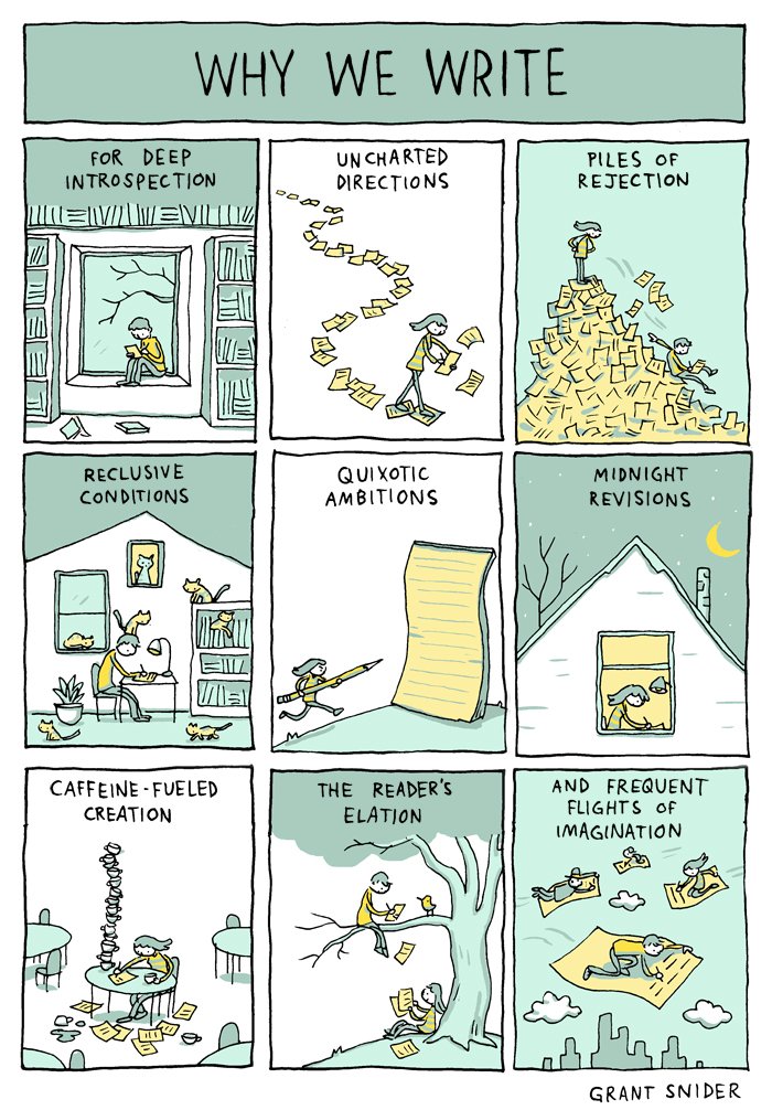 byMorganWright's tweet image. #FellowWriters: Why do you write😅?

#writerslife #amwriting