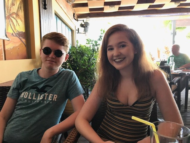 Mummymac's tweet photo. Enjoying some family time together ☀️💛🏖☀️ #MadisonBar #Football #Sidari #Corfu #SaturdayNight https://t.co/RPt54TUQTY