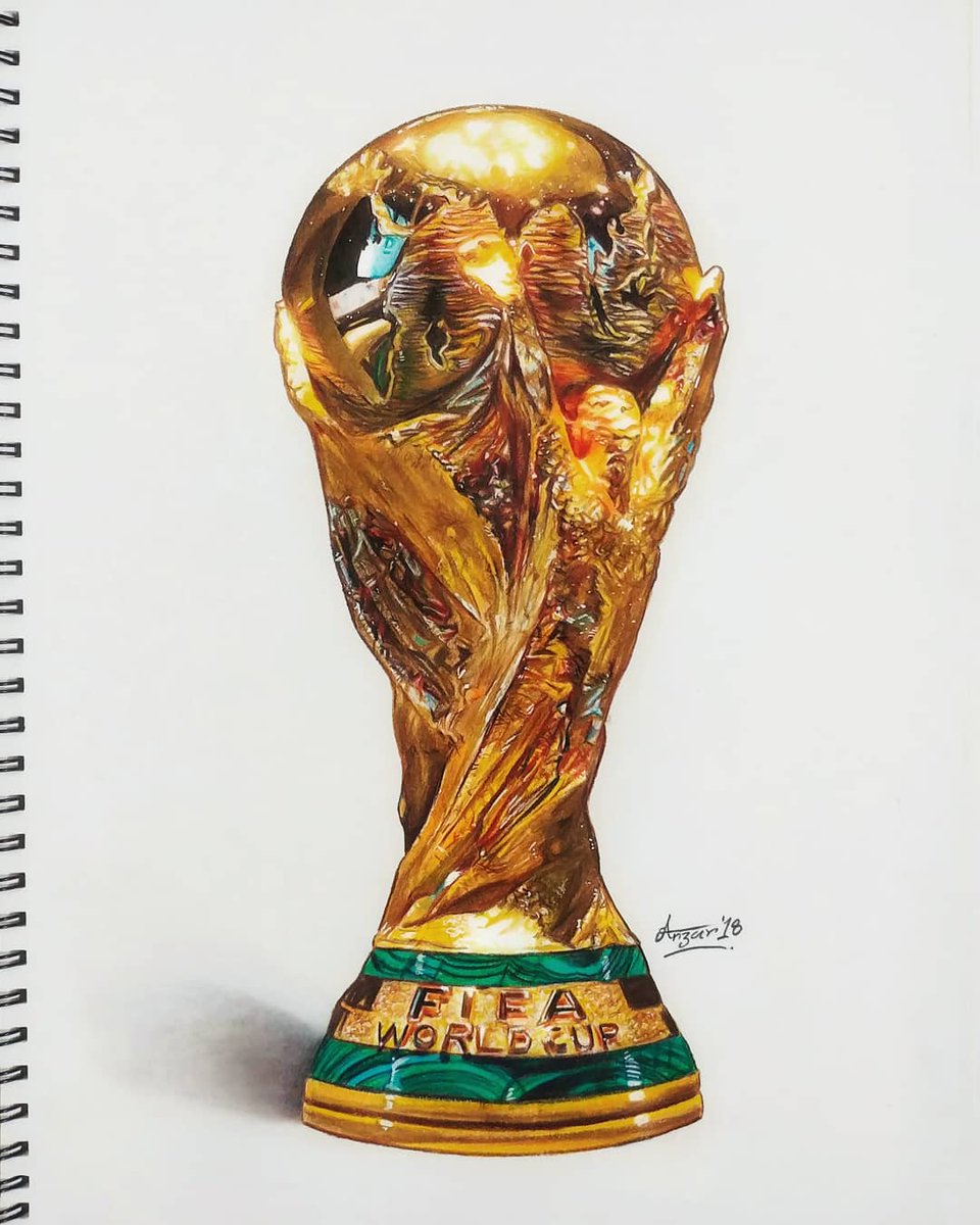 fifa world cup trophy sketch