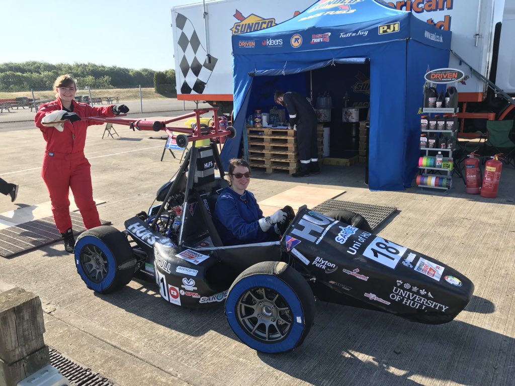 Sunoco_UK's tweet photo. Good morning from @Sunoco_UK fuelling @HullFS for their @FormulaStudent endurance run #fastgirls https://t.co/dtBSWTyRkl