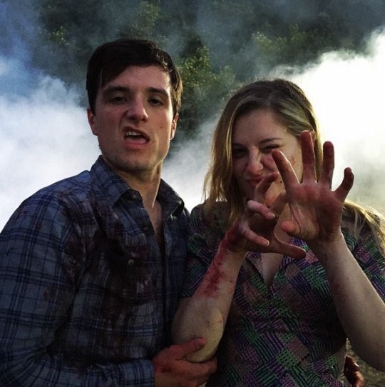 📸 Josh Hutcherson detrás de las cámaras durante las grabaciones de The Long Home.