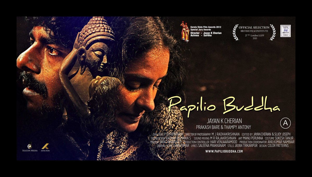 56. CBFC under  @INCIndia DENIED film certificate to Jayan Cherian's famous Dalit film Papilio Buddha; BANNED it from IFFK.  @RahulGandhi stayed SILENT. (via  @loosebool)  http://www.news18.com/news/india/papilio-buddha-censor-board-denies-certification-504310.html