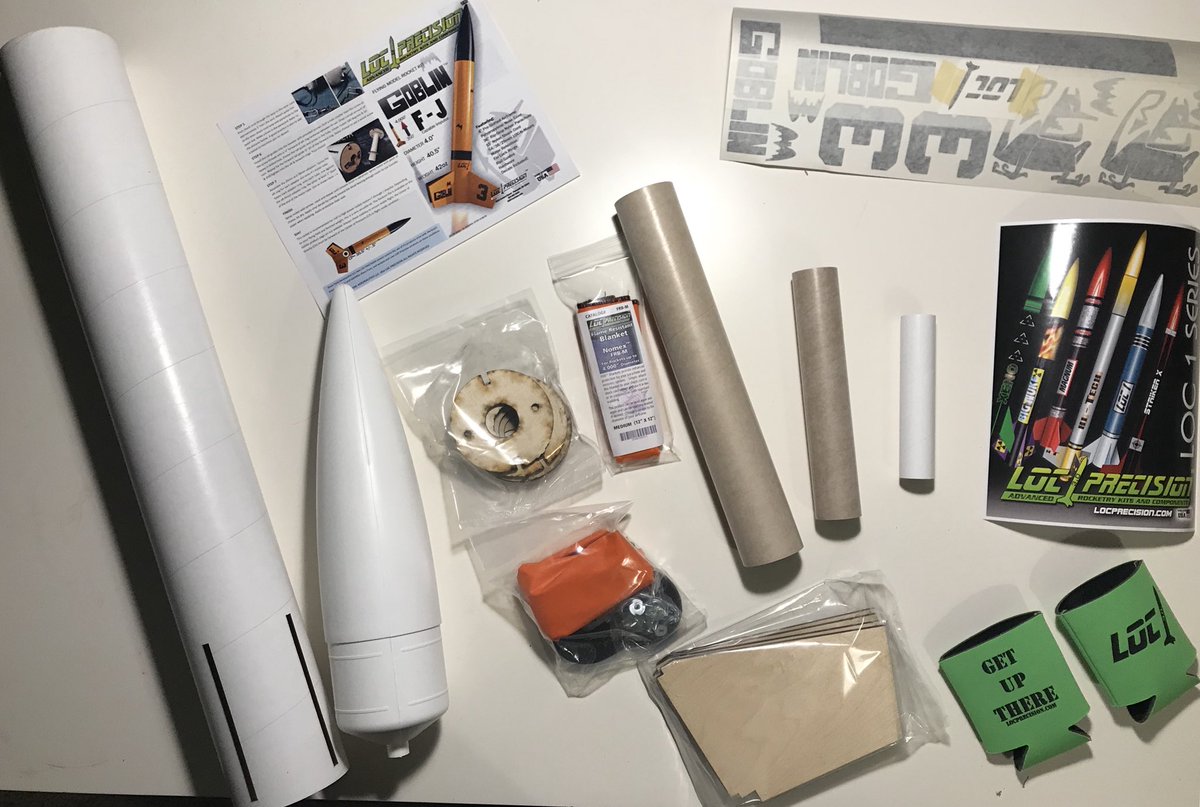 modelrocketguy's tweet photo. It is with great pleasure that I started to build the 4" LOC Goblin. The goal is to get this done before NARAM. I'll be getting this done quickly, but with all the details I can in time. #modelrocketry #modelrockets @locprecision #rocketry #locprecision #NARAM60 #LOCGoblin https://t.co/rzr6zQ4lEQ