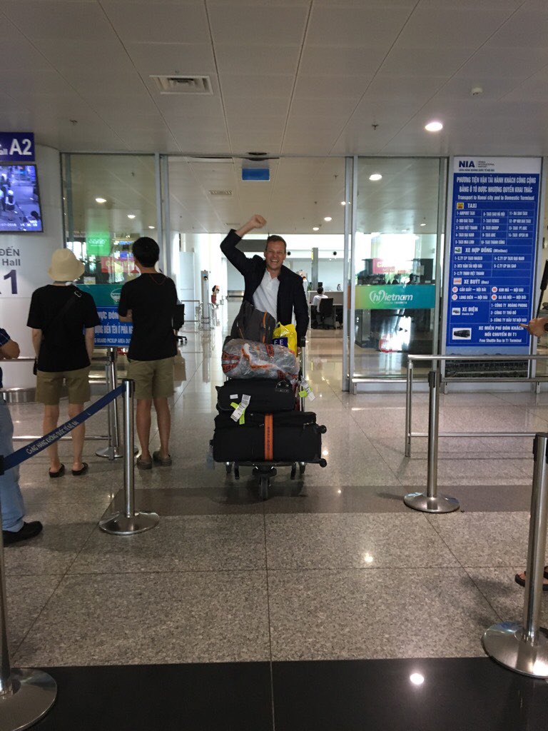 Willem_DH's tweet photo. Arrived in Hanoi. Excited and full spirit for the coming four years as Agricultural Counsellor for Vietnam and Thailand. https://t.co/GSDzp4qrUA