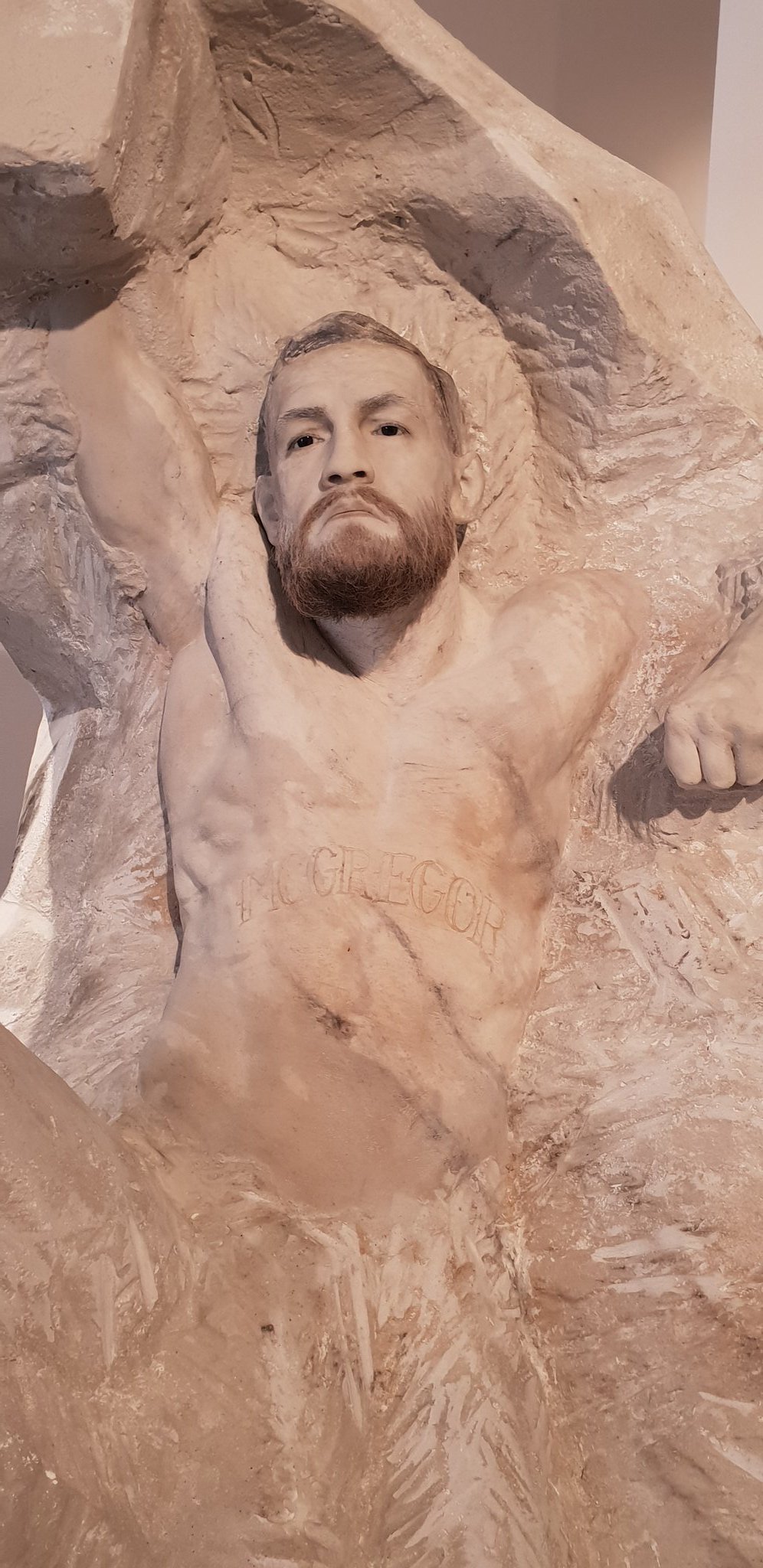 Thank you went to see this brilliant work of Conor McGregor, Happy Birthday 