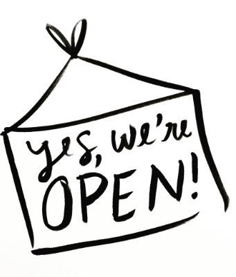Image result for We're Open clipart