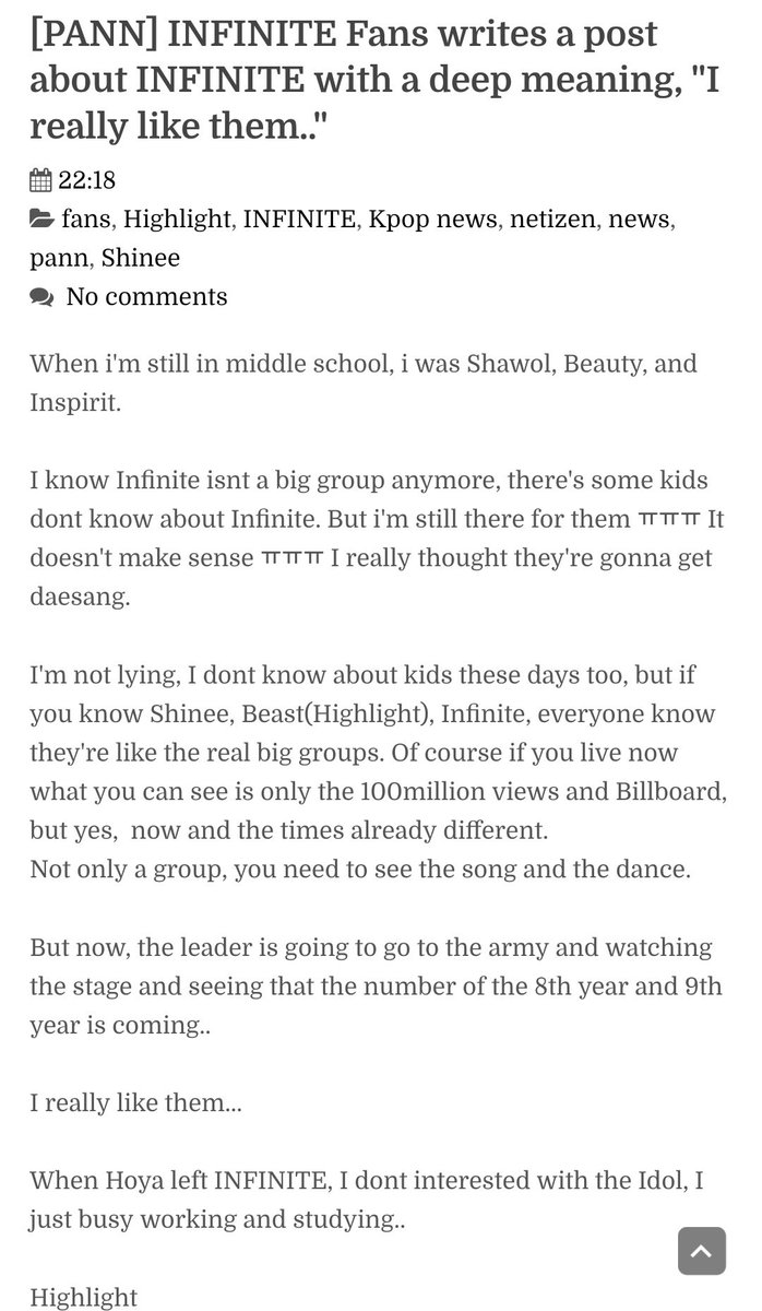 woosooislife's tweet photo. IM NOT CRYING, YOU ARE ㅠㅠㅠㅠ inspirits will stay with infinite for it is not a happy ending but a never ending 💛 https://t.co/iC2yC0XClK