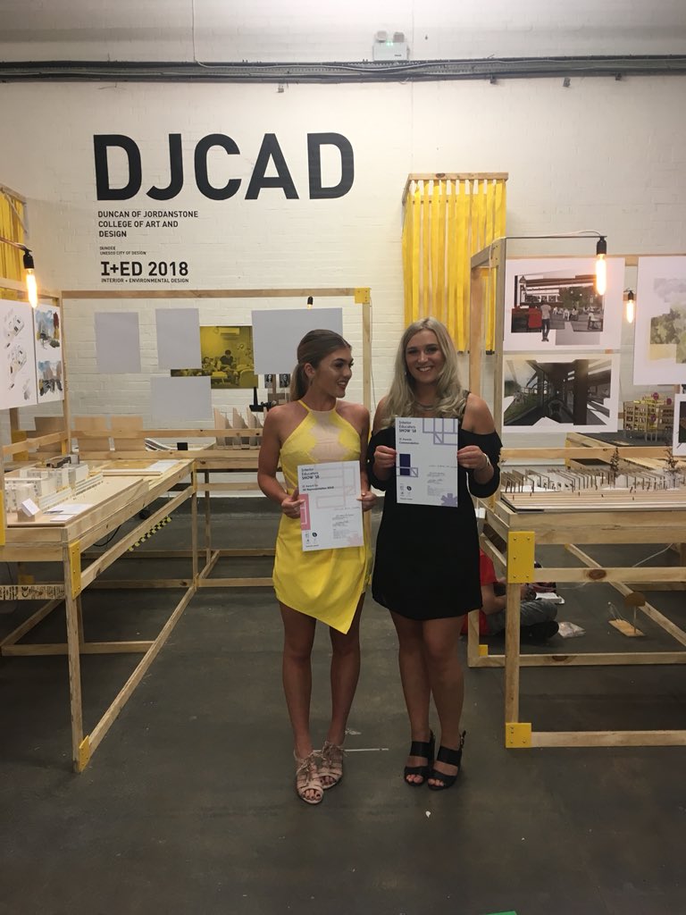 multi_story's tweet photo. Congrats to @InteriorsDJCAD @DJCAD  prize winners Jessica Ross &amp; Kara Robertson  @InteriorEds   Well done to @andy6053 @LinseyMcIntosh Gary @kennedytwaddle for another strong year of tented students https://t.co/5LCozn1GJQ
