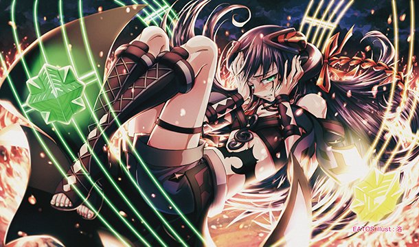夏コミ(C94)新作発表③
イヴリースちゃん の スリーブ と プレイマット です!
白い部分はメタリックに作りました。
イラストレーターは洛様です。 