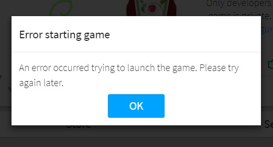 Starting the game please. An Error occurred, try again later.. An Error occurred. Please try again РОБЛОКС. An Error occurred, try again later. Roblox. Error starting experience.