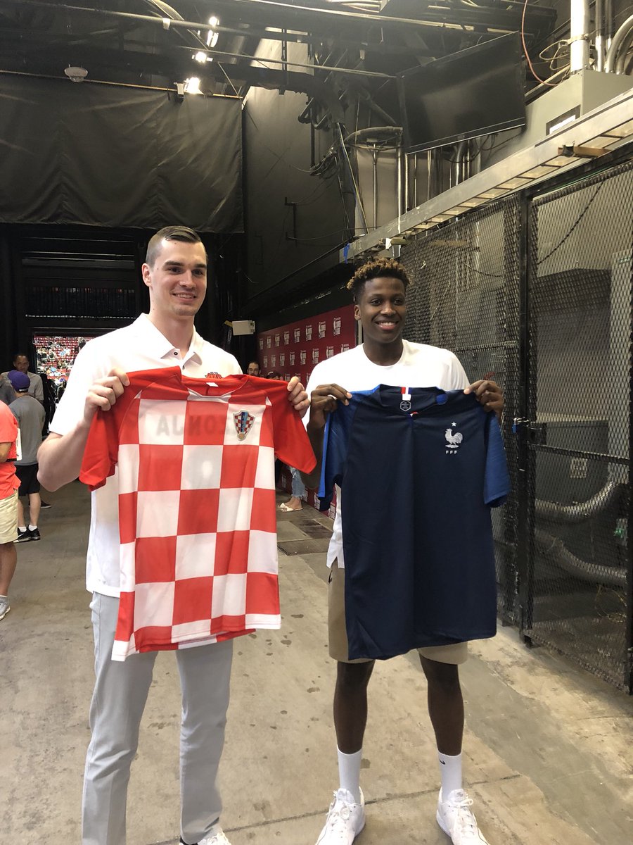 The day has come! 🇭🇷 #FIFAWorldCup #WorldCupFinal  #Rusia2018  @FrankLikina @nyknicks @HNS_CFF #BudiPonosan #Vatreni