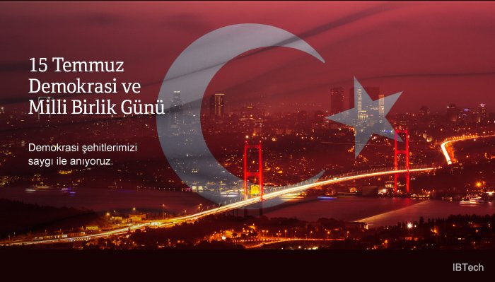 15 Temmuz Demokrasi ve Milli Birlik Günü’nde şehitlerimizi ve gazilerimizi minnetle anıyoruz!