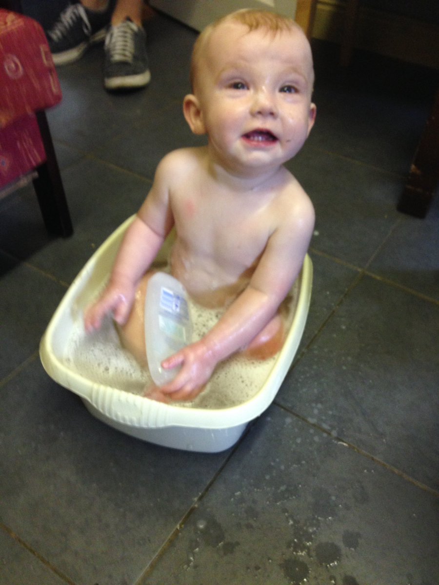 CooperGwyn's tweet photo. Breakfast was a bit messy Granny but who care https://t.co/s1LHL3t5Fb