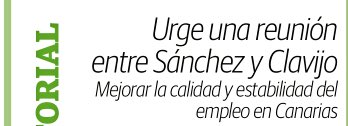 Hoy <a href="/eldia/">El Día</a> propone en su editorial una medida concreta para evitar malos entendidos entre el Gobierno de <a href="/sanchezcastejon/">Pedro Sánchez</a> y el de @EquipoClavijo ¿Qué opinas?