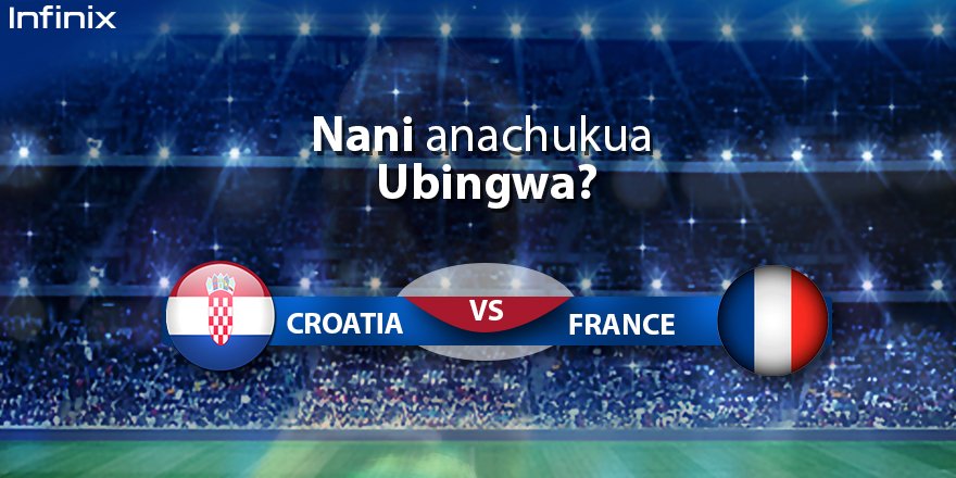 InfinixMobileTZ's tweet photo. Leo ndo leo, tabiri ngapi ngapi na ujishindie zawadi kutoka Infinix.
Chakufanya:
1. Weka utabiri wako
2. Watag mashahidi wako
3. Like &amp; RT

(Washindi watatu wa mwanzo watapata zawadi) Twende kazi #BeyondIntelligent https://t.co/iqy2JVrhQC
