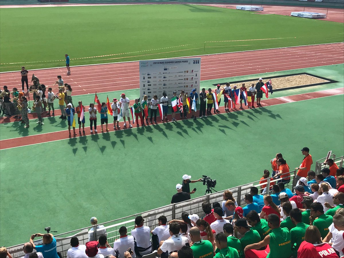 Opening Ceremony ⁦@INASsport⁩ - INAS European Summer Games - let the Games begin. ⁦<a href="/globalgames19/">Global Games 2019</a>⁩