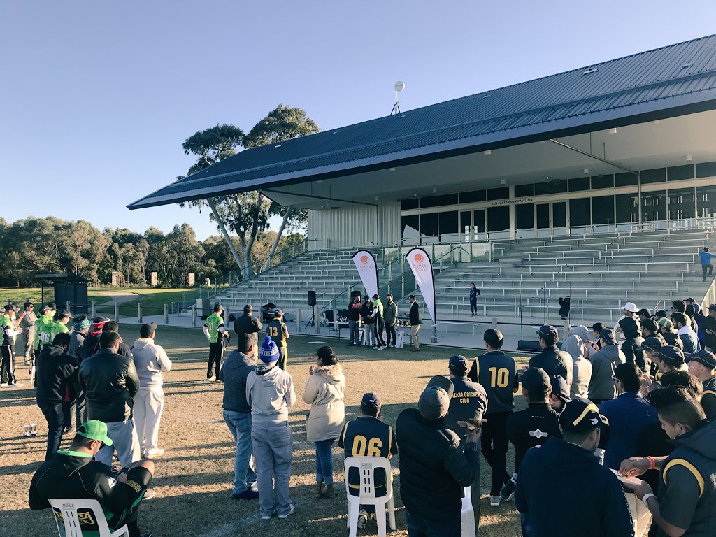 Great day at the <a href="/harmonycricket/">Harmony in Cricket</a> Association #UrbanLeague grand final. Congratulations Hazara Hemmings CC 🏏