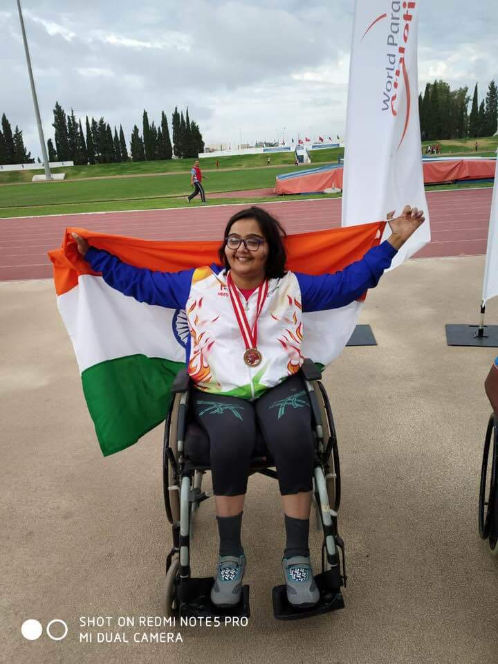 asianparalympic's tweet photo. Congratulations to #EktaBhyan for winning #gold and #bronze at #WorldParaAthleticsGrandPrix in #Tunisia. She aims to do well at the #AsianParaGames2018 next! 
#asianparalympic #paraathletics #support #motivate 

@asianpg2018 @ParalympicIndia @Paralympics 

https://t.co/afVn3skzdU https://t.co/nsckmdGWs3