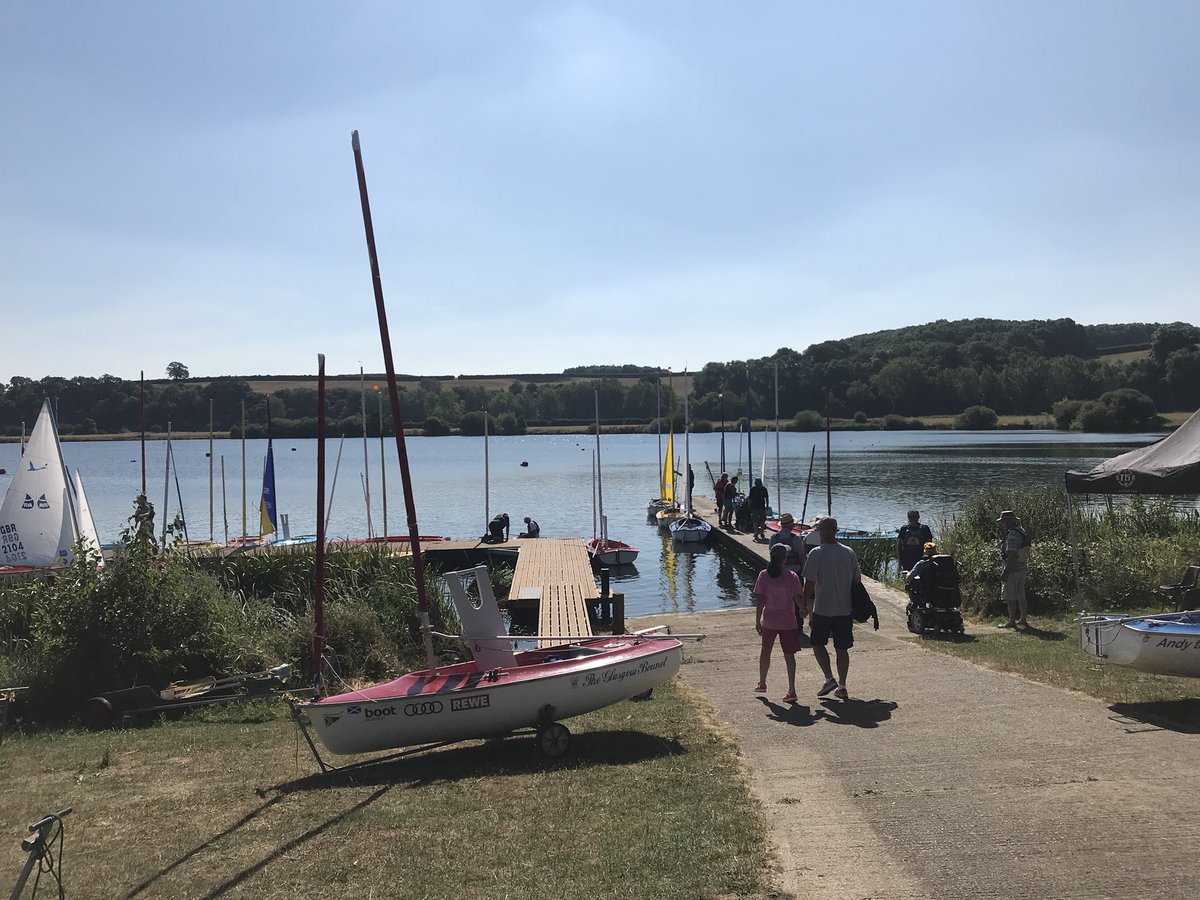HansaClassUK's tweet photo. Getting ready for the last races at the Hansa National Championships ⛵️ #HansaClass https://t.co/Mxy7kFxgAW