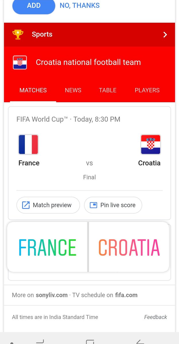 Croatia or France??? What do u guys think?
