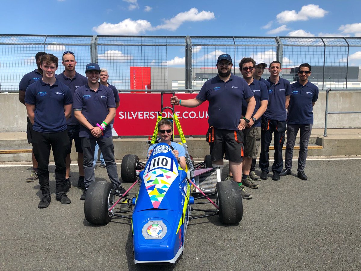 UWRacing's tweet photo. Our #FormulaStudent team had a great morning passing the noise &amp; tilt test 🎉 
Unfortunately an irreparable brake failure means an early finish for #Wolf4. The team have worked tirelessly this weekend. Well done guys, great effort! 

#FS2018
#RacingWolves https://t.co/1lJKn5E92C