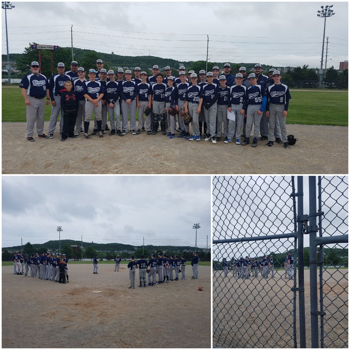 Lauraskinnerwhi's tweet photo. 1st wkd tournament for Bantam AA, headed to the championship game at 3:00 in Airport Hts!! Some fun though when you have Blazers vs Blazers!!⚾️⚾️🤪 @MPbaseball1 #FoB2018 https://t.co/IV4Meki5JQ