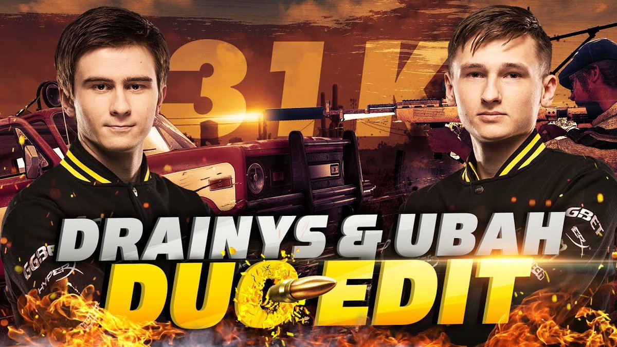 natusvincere's tweet photo. Check out this awesome movie with fantastic plays and kills by @ubahYO and @drainyspubg DUO! It's impossible to take your eyes off it 👀
🎞️: @DenatorEdits 
📽️: https://t.co/HUKOxy7zC9
#PUBG https://t.co/Kh5tImac0g