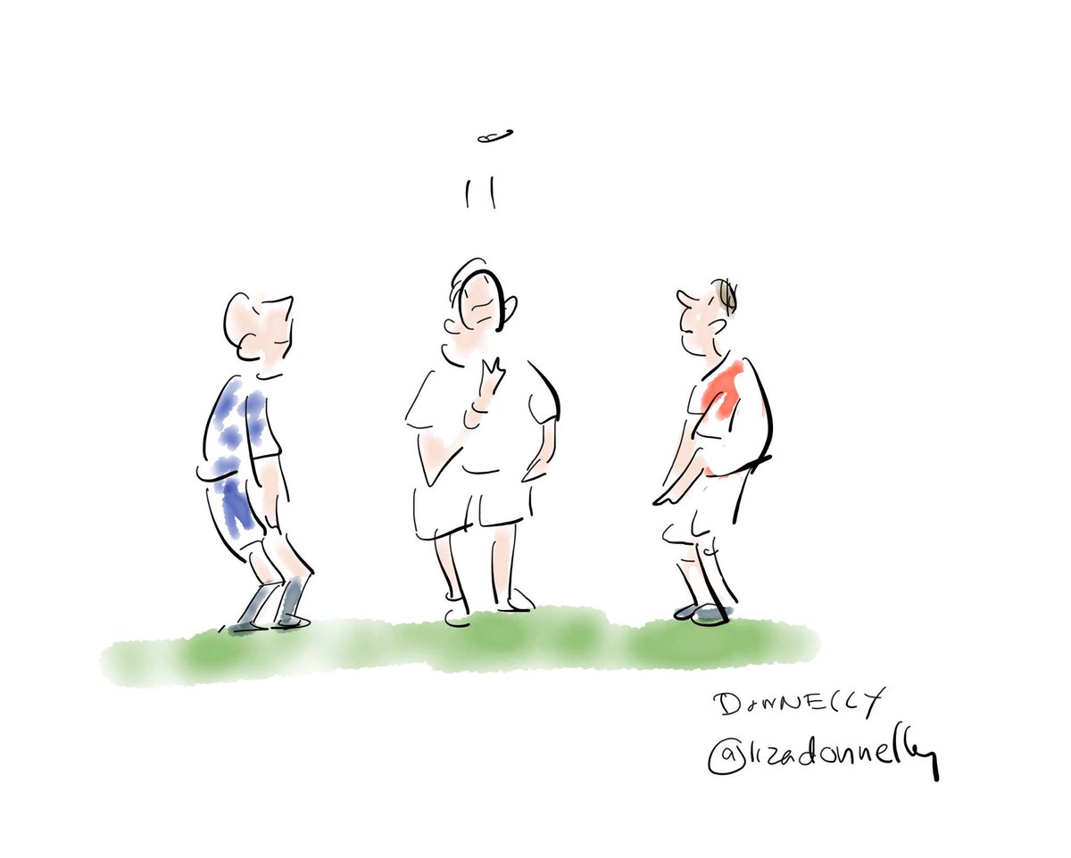 lizadonnelly's tweet photo. Coin toss! #WorldCupFinal #visualimpressions. https://t.co/6MWvOB52XL