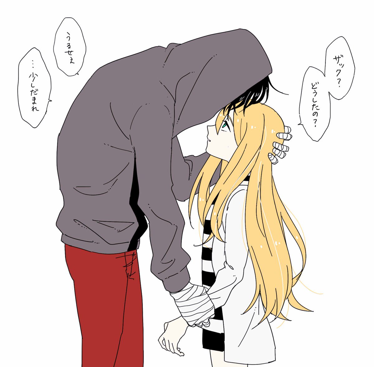 レイちゃんを心の拠り所にするザック 