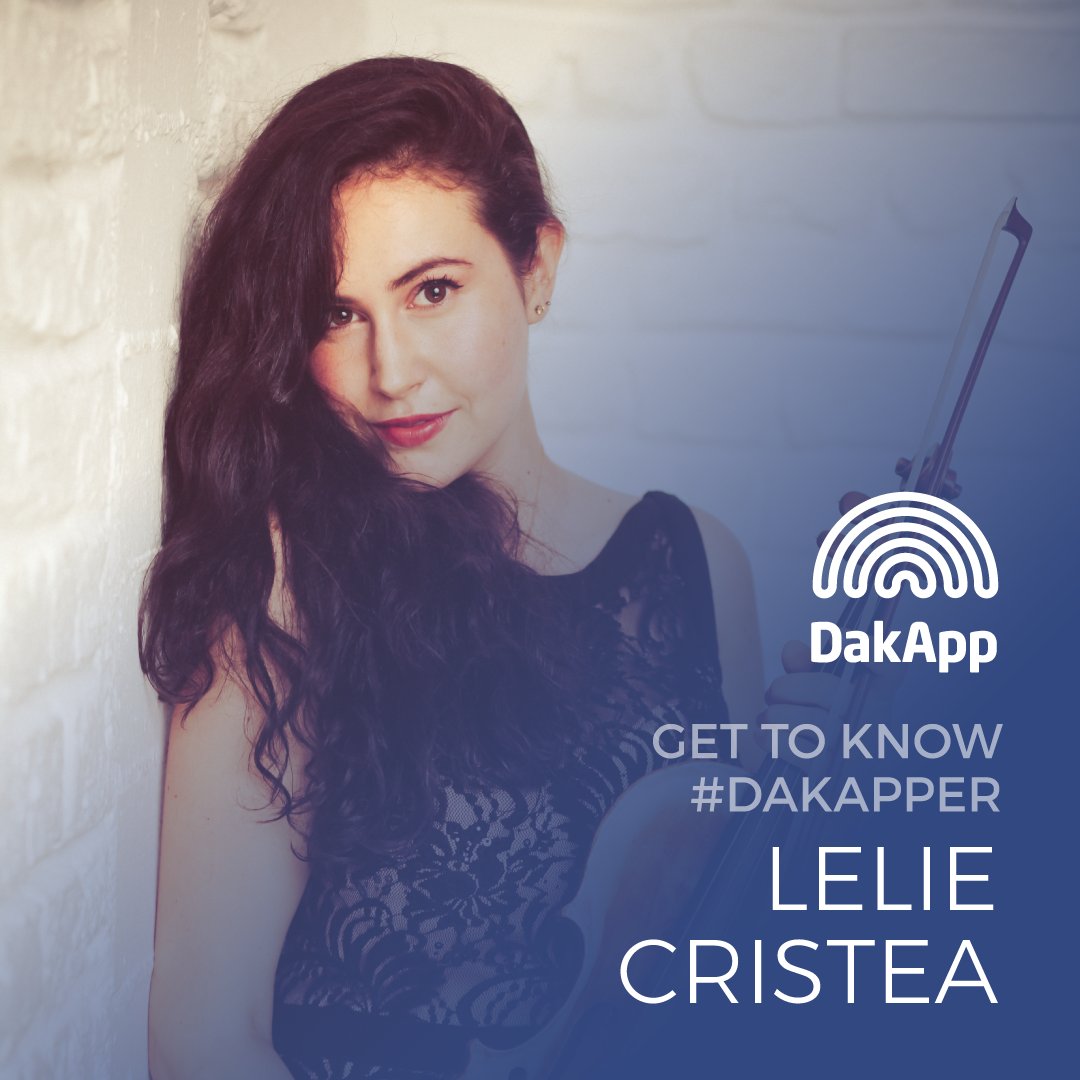 dakapp_official's tweet photo. @LelieCristea is a German violinist with roots in Romania.
The constant work with her father Ion-Henry, a great violinist himself and former concertmaster of the Vienna Chamberopera shaped Lelie's technical and musical skills the most. 

Find out more here https://t.co/wPcMhI8lPg https://t.co/H29E46az1e