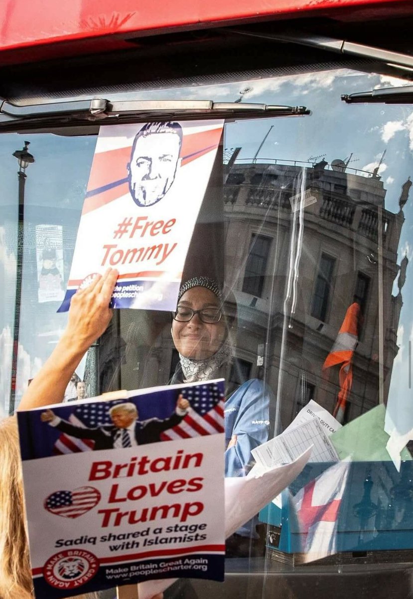RichardBurgon's tweet photo. Just seen this photo of far right attempts to intimidate a bus driver. Appalling. 

The far right politics of Stephen Yaxley-Lennon are all about scapegoating and dividing the working class in all its diversity. In practice, they act as the useful idiots for those at the top. https://t.co/vUrTO6n44f