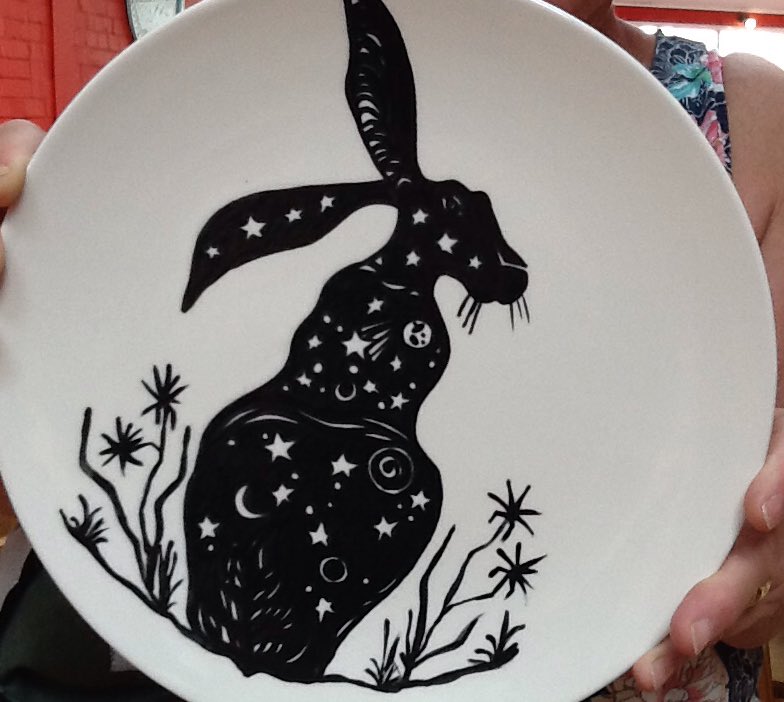 Stickyearthcafe's tweet photo. We now have the @GoGoHares2018 trail maps in the shop see if you can find all the Hare's in #Norwich .@Stickyearthcafe #Cromer #breakcharity @GoGoHares2018 #blackandwhite #pottery #pyop https://t.co/EwN84tD3aq