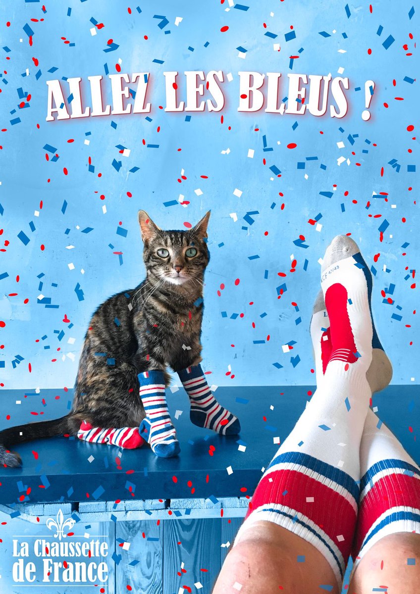 LCF_Chaussettes's tweet image. Tous en Bleu Blanc Rouge 🐱

Allez Les Bleus 🇫🇷🇫🇷🇫🇷

#FinaleCoupeduMonde #FRACRO #FranceCroatie #Fra #WorldCup #LaChaussetteDeFrance