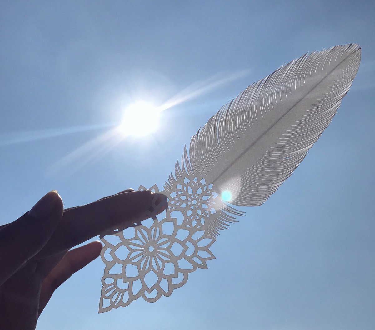 unico0c_0's tweet image. #無言で切り絵を載せて何rtくるか