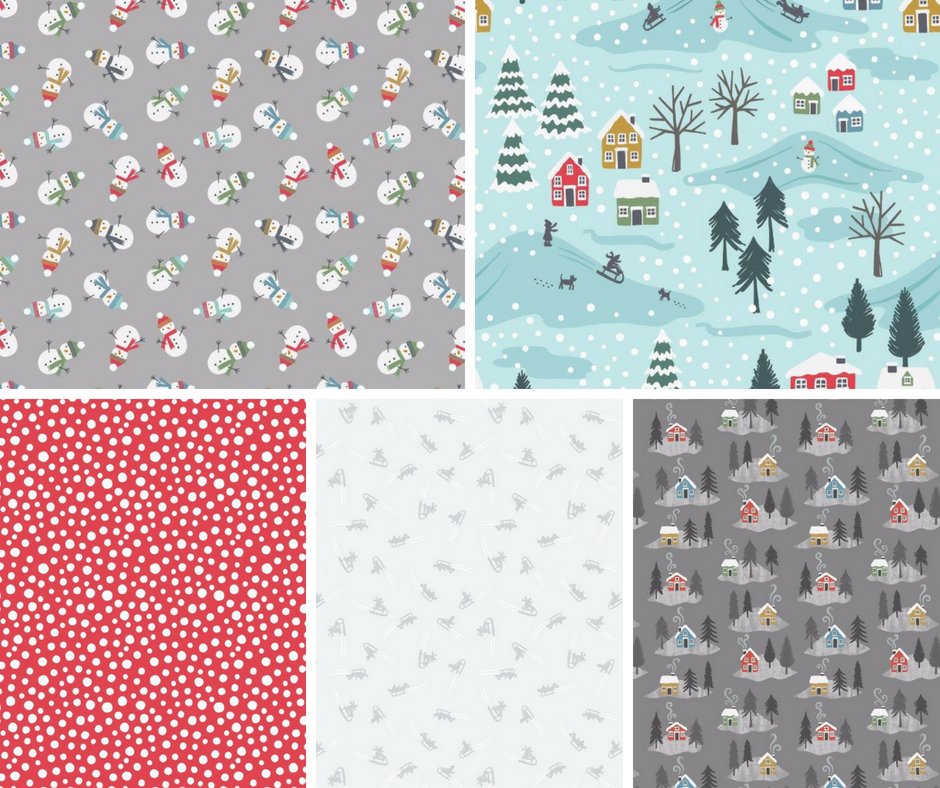Newly arrived is this fabulous collection of 'Snow Day' #fabric. The sun may be shining, but it's time to get cracking with your winter #sewing projects! ow.ly/ZfCu30kOobS
