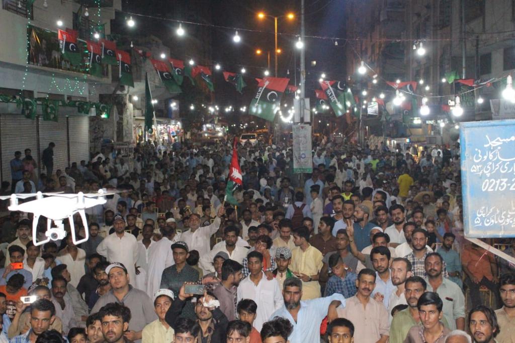 PPPLyari_'s tweet photo. Corner Meeting Turned to Jalsa at #UC10 #BiharColony #PS108 #NA246 #Lyari.
In this Occasion Senator @MBChandioPPP, @Nabilgabol , President #PPP #DisttSouth @khalil_hoat Senator #YousufBaloch, #HajiAbdulMajeed Candidate #PS108 Addressing to the People Of #Lyari 
#LyariBhuttoKa https://t.co/vRNHrIQOBv