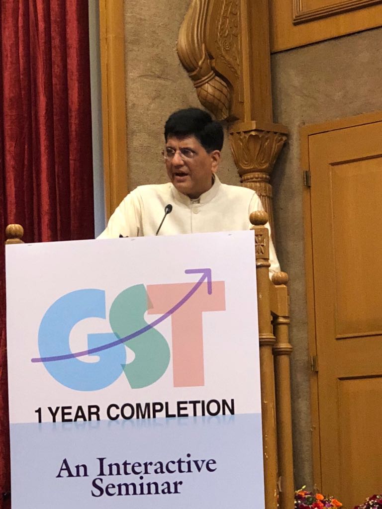 cgstmumbaizone's tweet photo. Hon’ble FM Shri Piyush Goyal had an interaction on GST with trade associations at Mumbai today. Chief Commrs were present. FM explained many GST policy and rate issues, particularly of small businesses. He also urged them to be compliant and join nation-building. https://t.co/358N5V8oy5