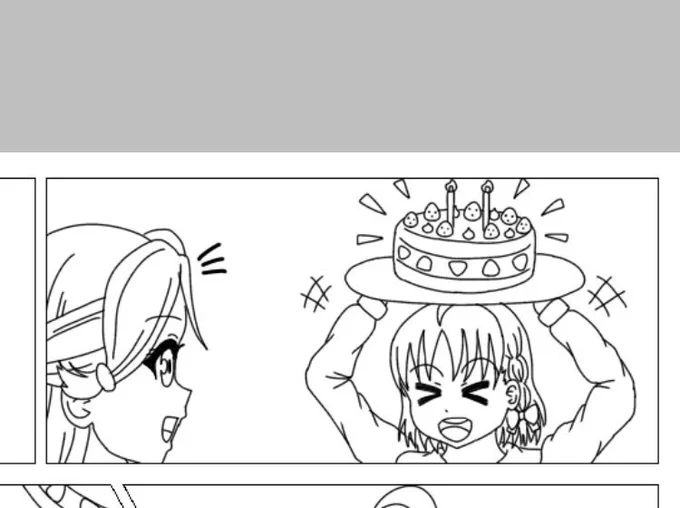 梨子ちゃんの誕生日間違えてもうバースデー漫画描き始めたやつ 